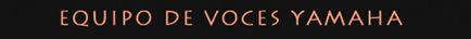 Equipo de voces Yamaha EMX